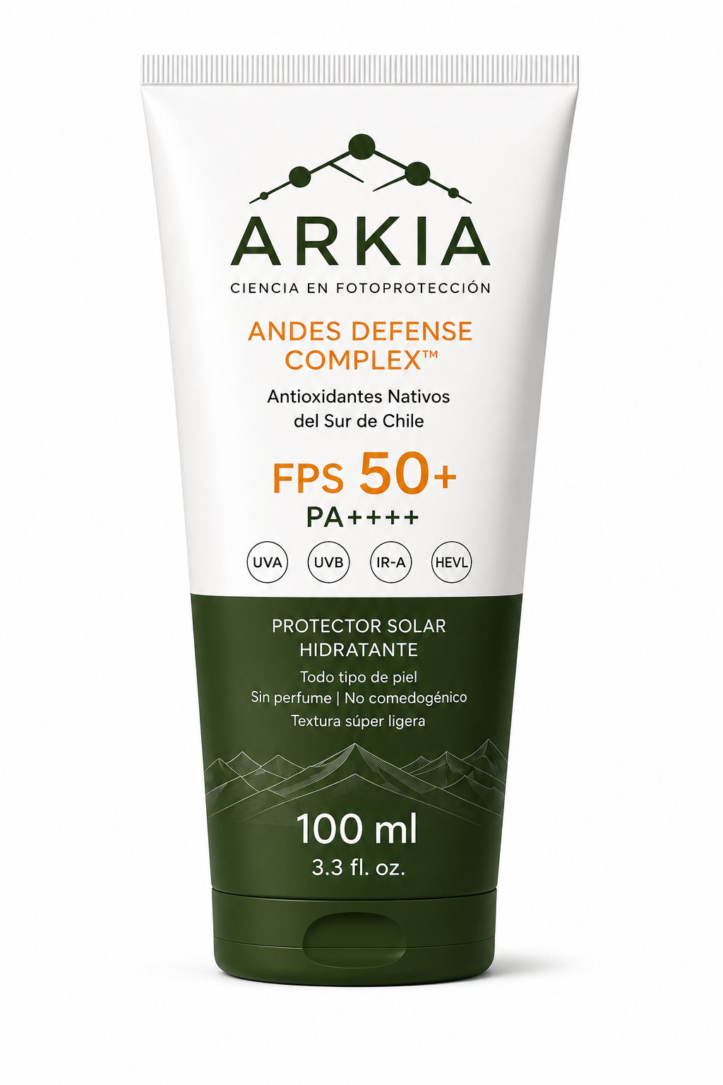 ARKIA Andes Defense Complex FPS 50+ PA++++ Protector Solar Hidratante 100ml